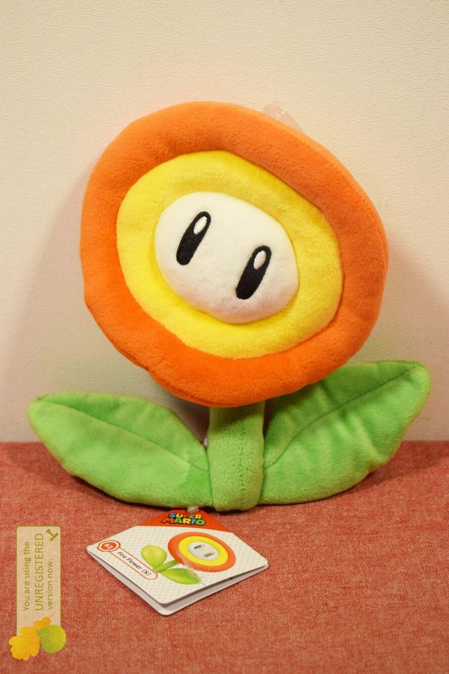 Little Buddy Super Mario Bros. 6" Fire Flower Plush